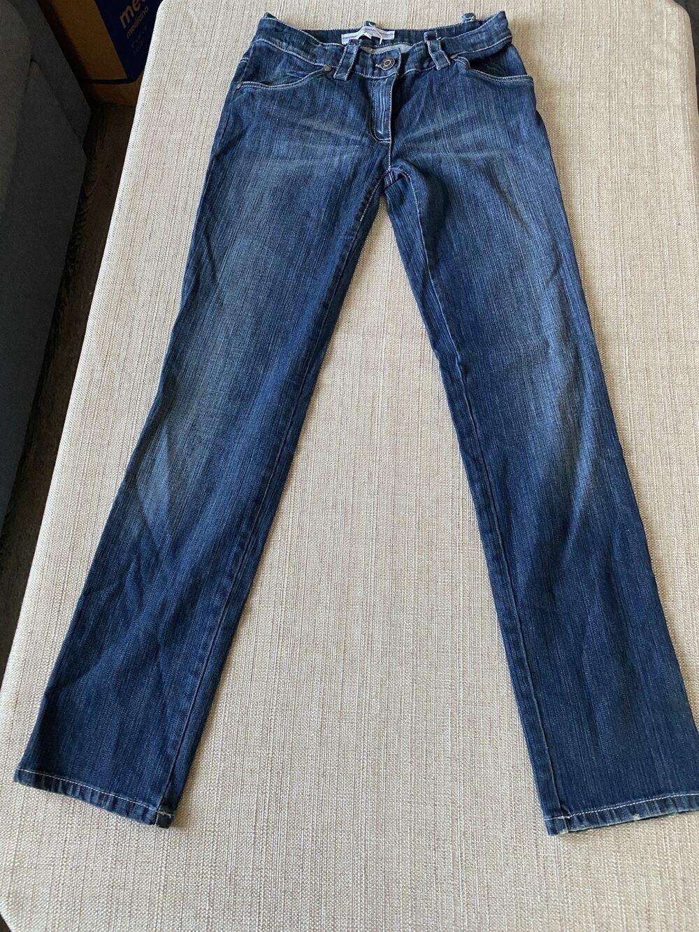 Cristina Effe Milano Straight Leg Jeans Denim EU 42 US S